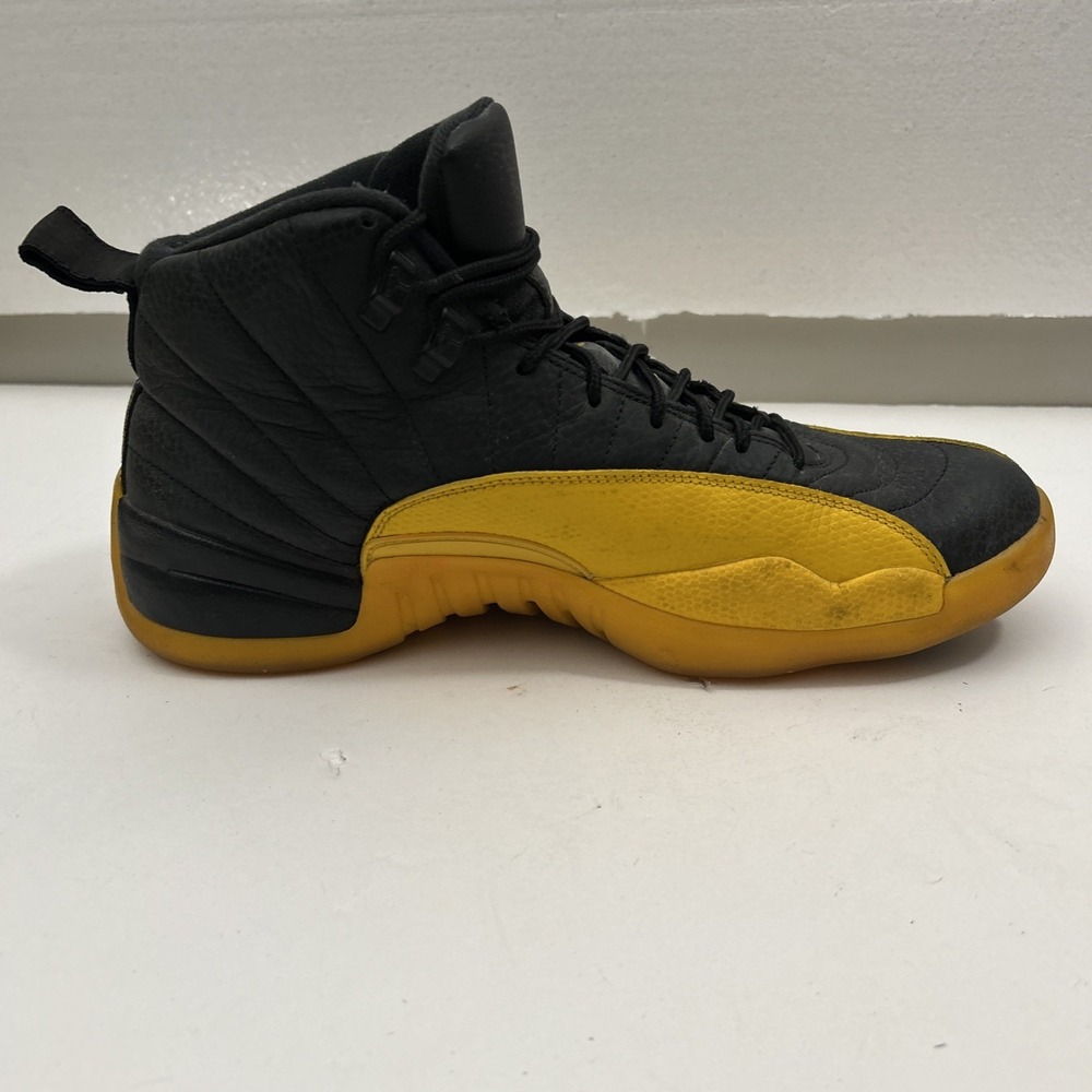 Nike Men 12 Air Jordan 12 XII Retro OG Black/University Gold 130690-070 SKU 3071 - Picture 3 of 9